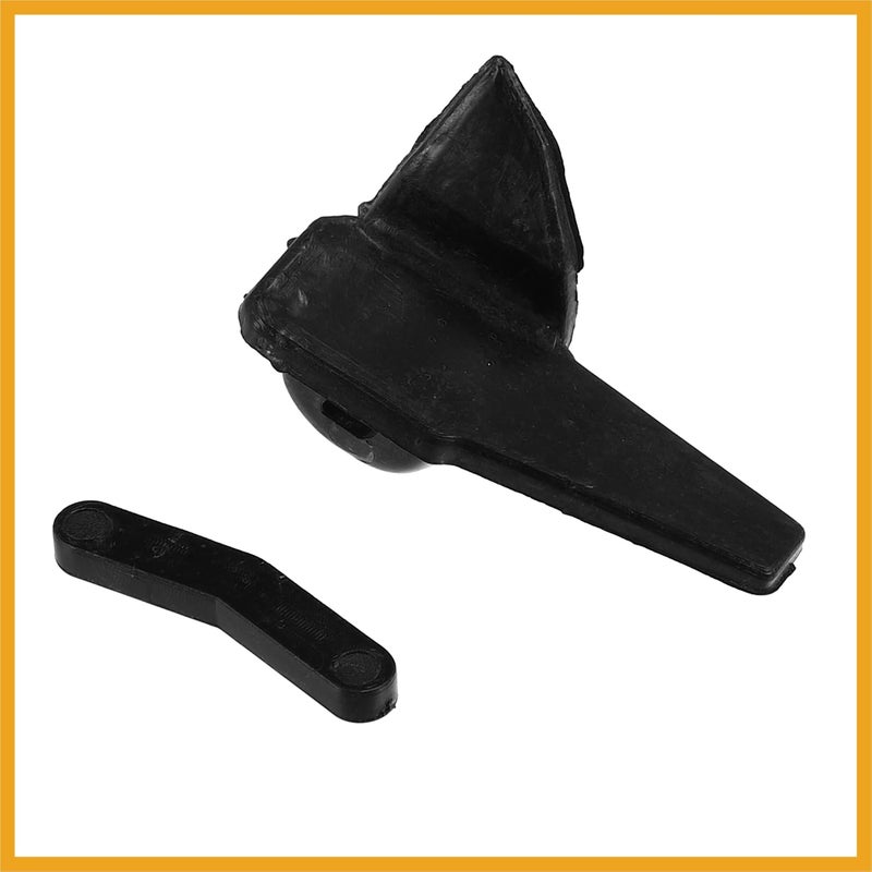 Partuto 6 Set Tire Changer Insert Tire Demount Head Tire Machine Guard Wheel Side Protector for Mount Demount Duck Head Tyre Repair Black 2.05"x1.06"x1.30" Replacement - Image 4